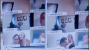 Video/ Escándalo sexual en el Congreso: Diputado le dio un beso en los pechos a su pareja durante sesión virtual