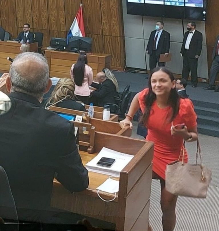 Critican vestimenta de diputada en sesión, “habrá pensado que iba a un shopping”