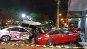 Accidente de película en CDE: un tatácho entre los conductores