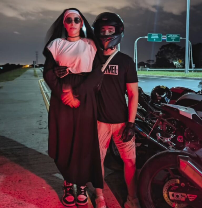 (VIDEO)Maga Caballero paseó en cuasi vestida como una monja