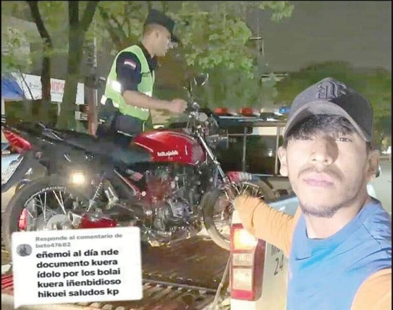 TikToker provocó accidente y mostró que recuperó su moto “pagando millones”