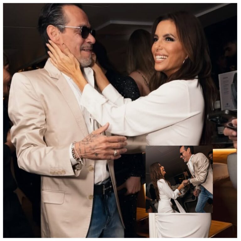 (VIDEO) Eva Longoria disfrutó de su cumple muy “apegada” a Marc Anthony