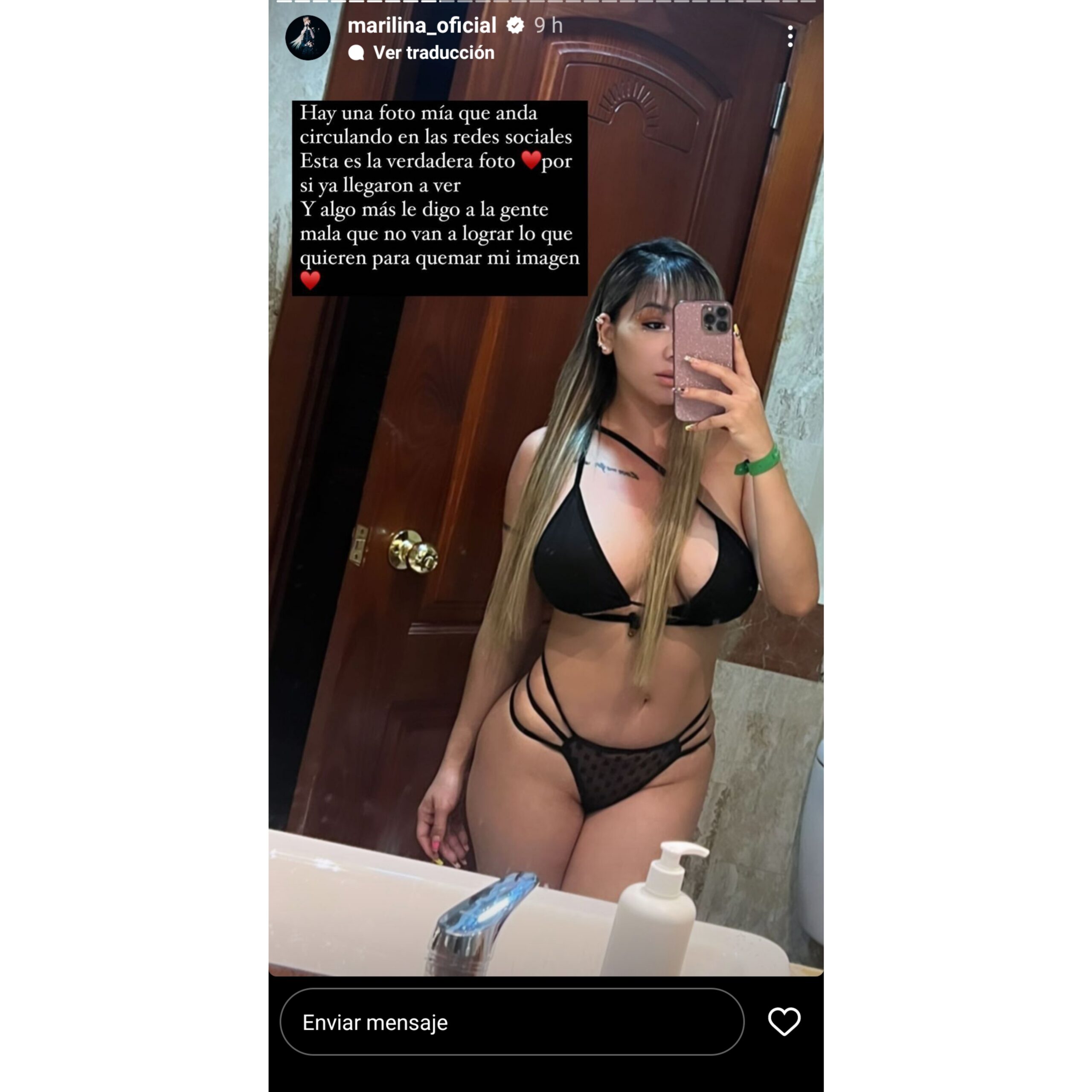 Popular  Hacen tocorré de fotos opívo de Marilina: Quieren quemar mi  imagen