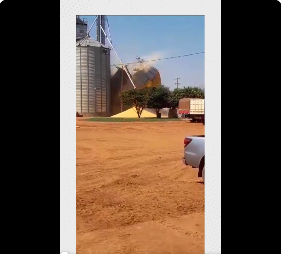 Silo se desplomó en San Pedro