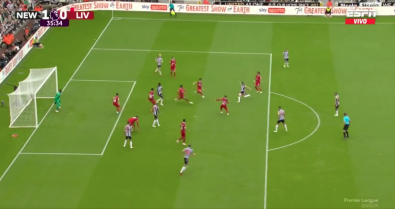 (VIDEO) Lo que dijo el DT de Newcastle por el gol que “le sacó” Alisson a Miguel Almirón