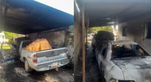 Vape ocasionó incendio de dos vehículos