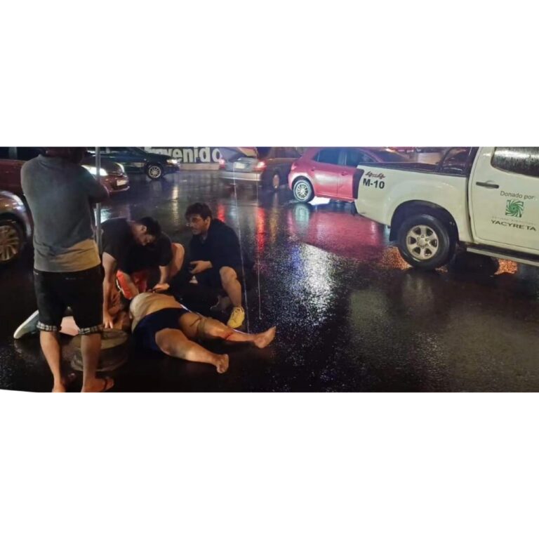 Atropelló a una mujer y se dio a la fuga