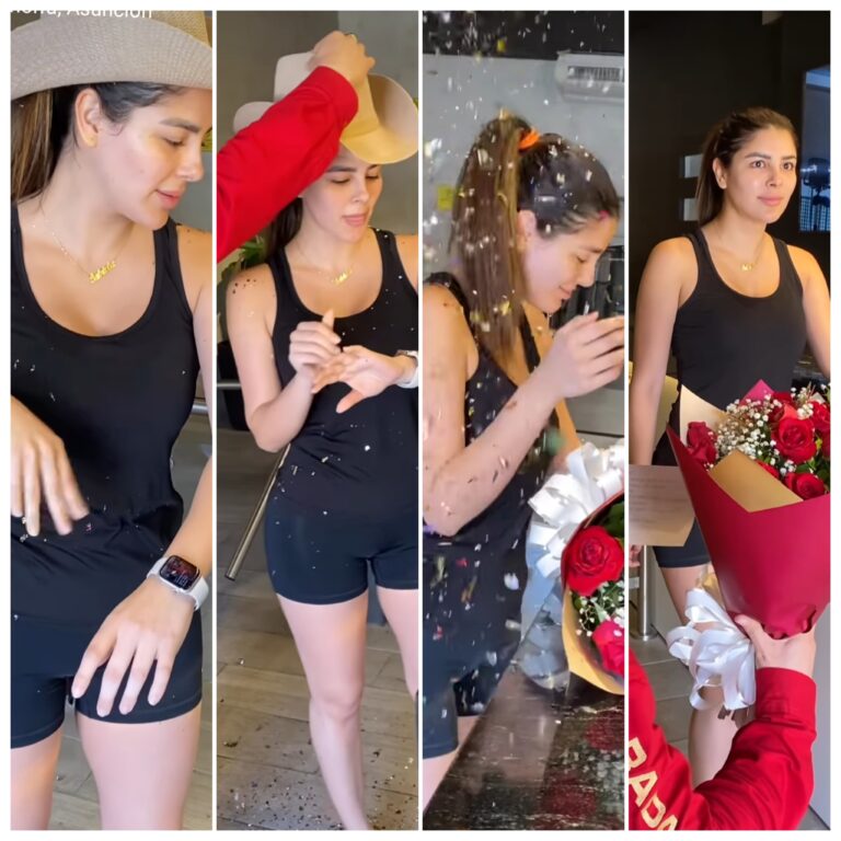 A lo Nicki Nicole, reina de belleza fue “corneada”, le mandaron flores y fue escrachada por poner cara fea al recibirlas