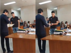 (VIDEO). Jugador de Cerro y campeón Preolímpico fue reconocido por la Junta Municipal de Capiatá