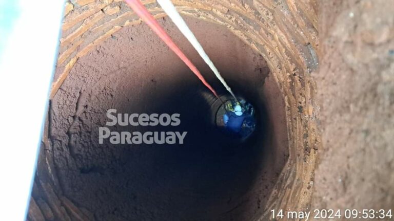 ¿Mba´e piko? Lince no vio pozo ciego y cayó adentro