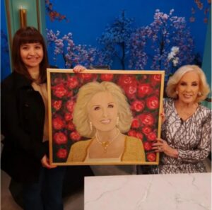Mirtha Legrand recibió regalo de una paraguaya