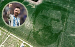 Recuerdan el tributo a Messi en cultivos de maíz de Argentina