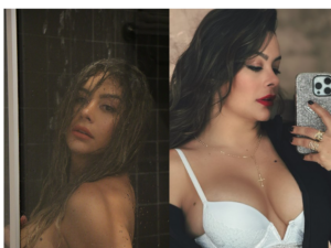 Para Larissa Riquelme el frío es “sicológico”