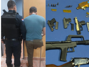 A dos manos: ¡Detuvieron a loco que se pasaba disparando al aire todos los días!