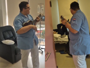 (VIDEO). Serenata: La mejor medicina es la alegría y el amor