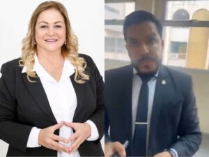 (VIDEO). Ex diputado Carlos Portillo escrachado en el Palacio de Justicia