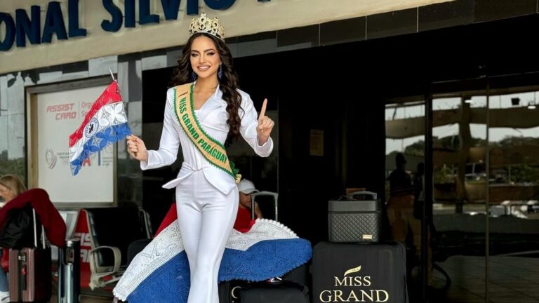 ¡Rumbo a Camboya! Así de hermosa se despidió nuestra miss Sharon Capó