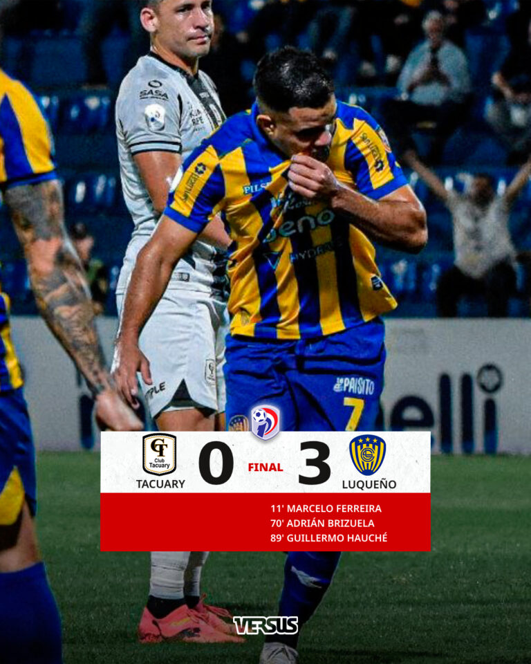 Luqueño golea a Tacuary y sueña con jugar la Libertadores 2025