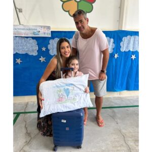 ¡”Abejita” se mostró muy feliz con Regis Marques!