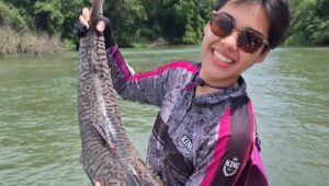 Aye Alfonso mostró con quién se fue de pesca: “Con el amor de mi vida”