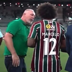 (VIDEO)Marcelo fue rajado de Fluminense por un cruce con mano con Menezes