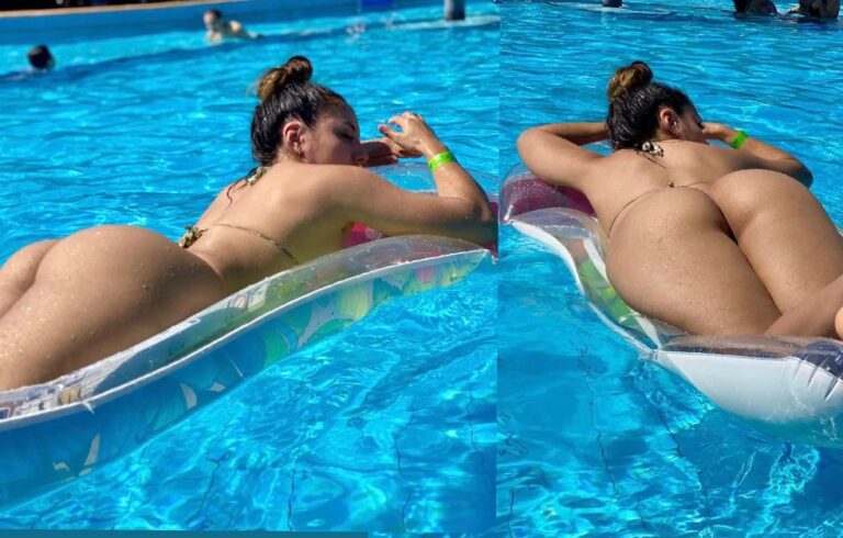 Ainara incendia todo con su pileteada: “¿Con cuál pose te quedás?”