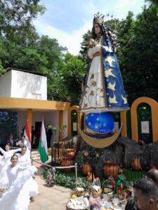 (Video) Inauguran la escultura de la Virgen de Caacupé más grande del país