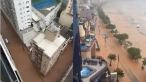 ¡Camboriú se quedó inundada en menos 24 horas y declaran emergencia!