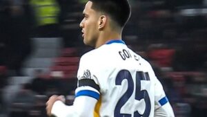 Diego Gómez debutó en la Premier League ante el Manchester United