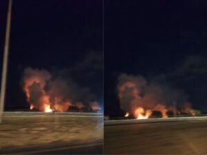 Oñepyru jey el fuego en la Costanera de Asunción
