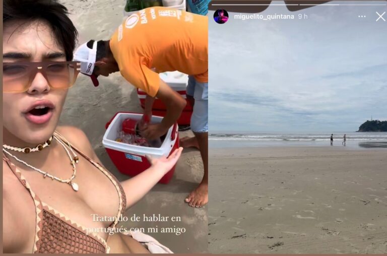Aye Alfonso, de vacaciones con su “manager”