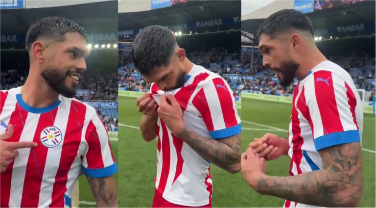 (VIDEO) ¡Mañami! Omar Alderete festejó con la Albirroja la victoria de su club