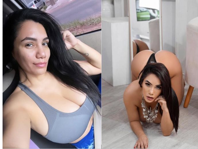 ¡Cuerona se mostró sin maquillaje y con maquillaje!