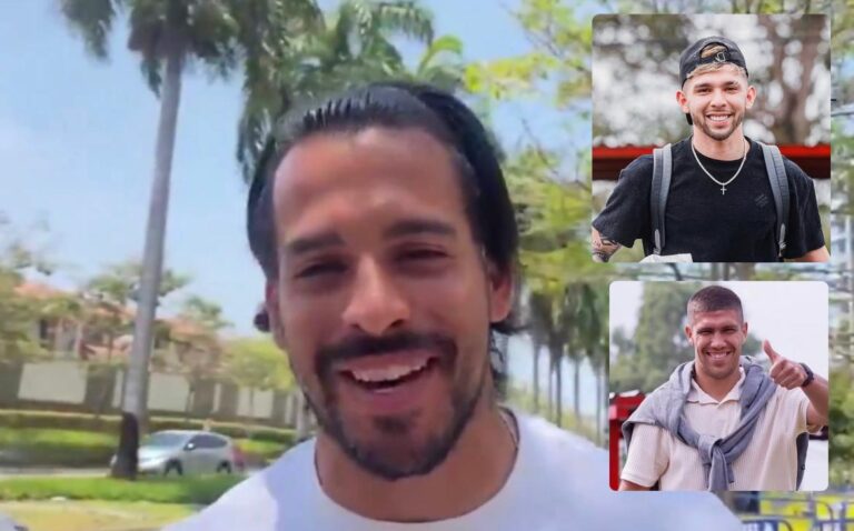 Ex defensor de Cerro fue al hotel de la albirró para saludar a Enciso y Dejesús, pero rebotó