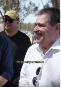 Horacio Cartes en zonas atacadas de Israel: “No está permitido rendirse”