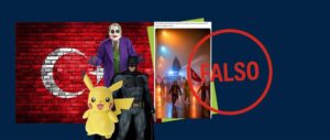 Informaron que personajes como Picachu, Spiderman y otros en protestas de Turquía son falsos