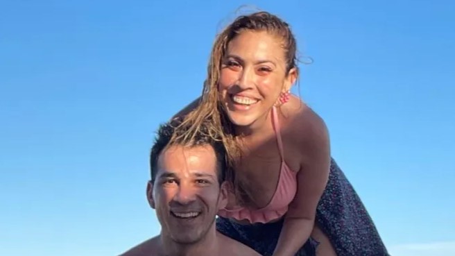 (GALERÍA) ¿Qué pasó acá? ¡Periodista fue vista vacacionando con su exména!