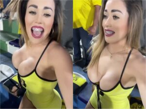 (VIDEO) ¡Cháke! Mañami el casi accidente que tuvo la maína de Guaraní en pleno festejo