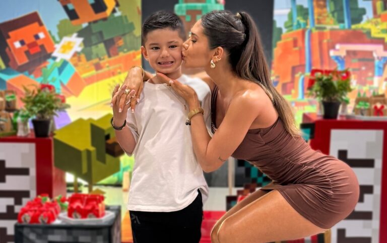 Así fue el festejo de cumple del peque de Omar Alderete y Judith Gamarra