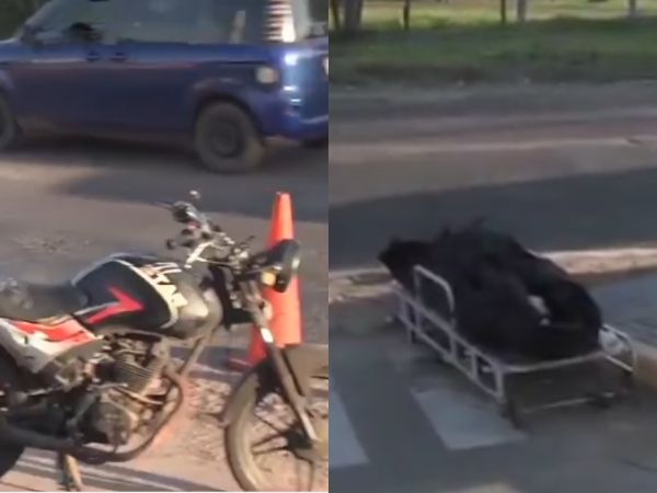 Motoca muere en feo accidente de tránsito en el camino Luque-Roque Alonso