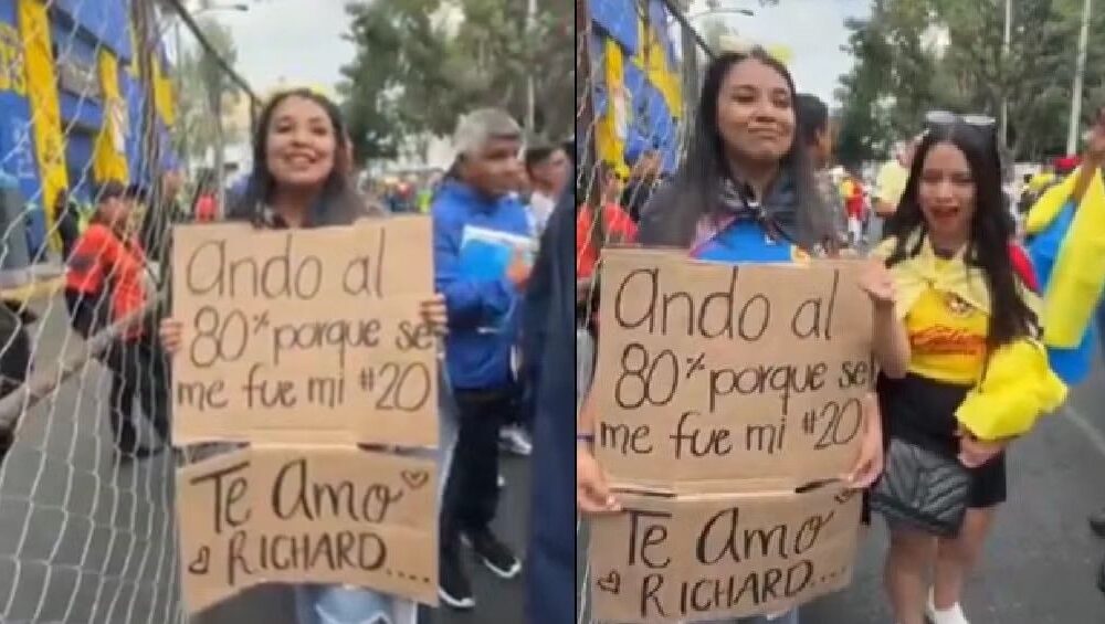 Hincha del América de México no olvida a Richard Sánchez. ¡Mirá cómo apareció en la cancha!