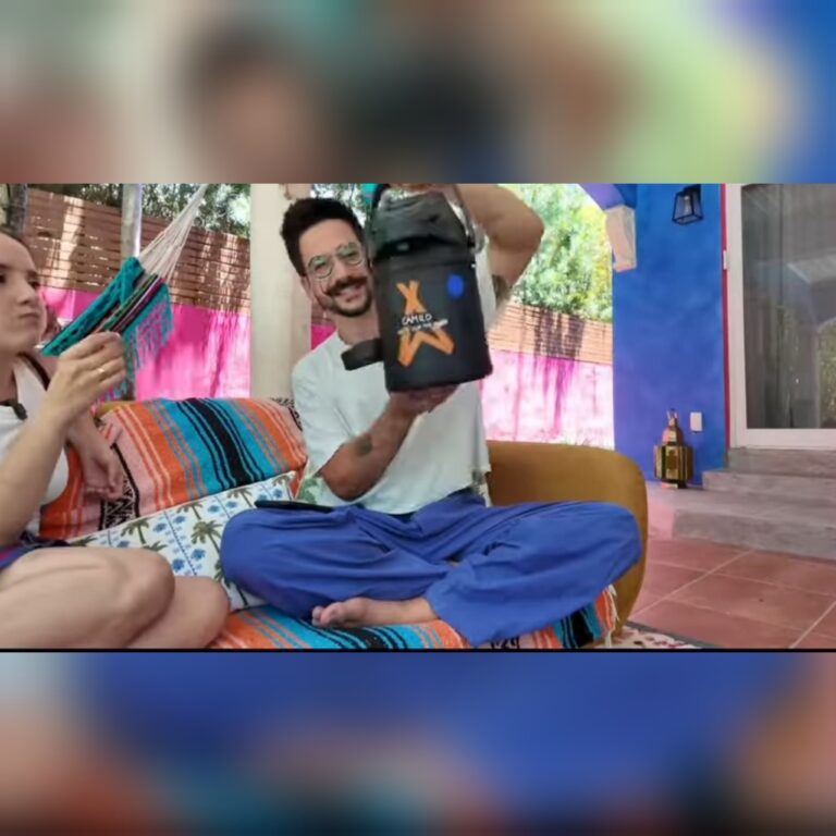 (VIDEO) Camilo y Evaluna halagaron el mbejú y tereré