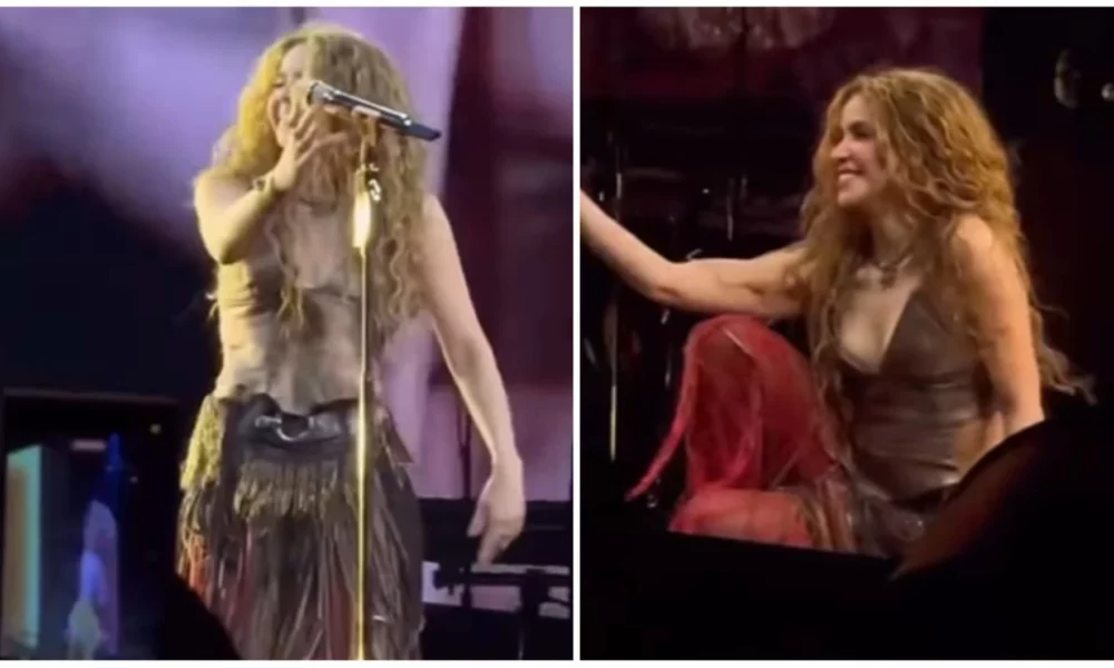 (VIDEO) ¡Shiplé se cayó Shakira en pleno concierto!