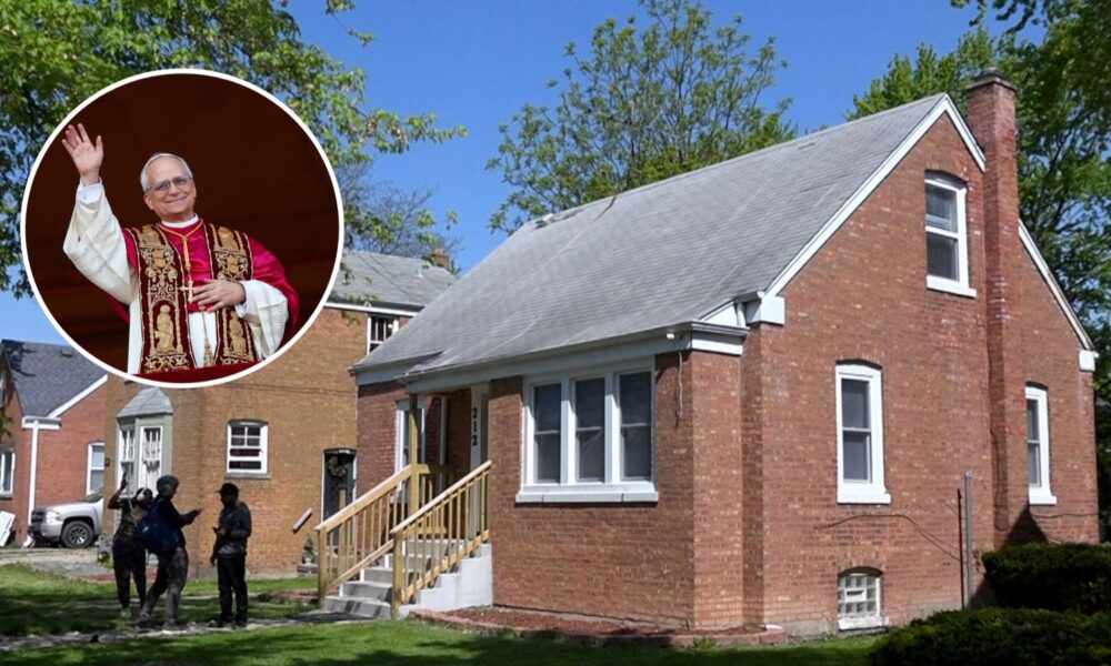 Subastan la casa donde el ahora papa León XIV pasó su infancia en Chicago
