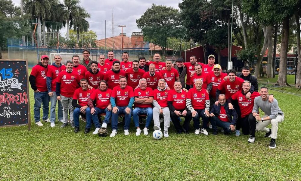 (GALERÍA) ¡Festejaron los 15 años de la gran hazaña de la Albirroja en un Mundial!