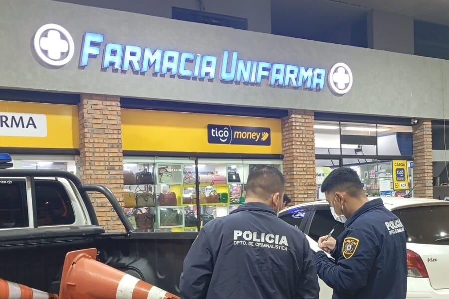 Asaltan farmacia en Hernandarias y roban más de 100 palos