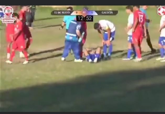 (VIDEO)Con bombas atacaron a peloteros en partido de fútbol