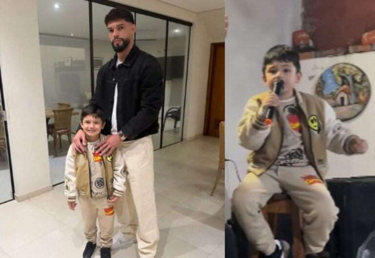 ¡Ternura total! ¡Escuchá cómo canta el peque de Omar Alderete!