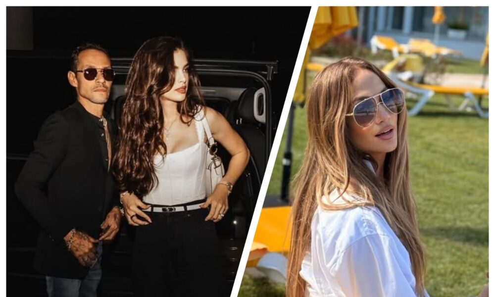 Marc Anthony, Nadia Ferreira y Jlo están de gira por España y el rollo arma un escándalo