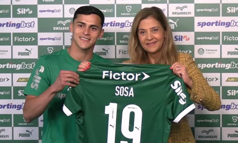 ¡Presentación de estrella le dieron a Ramón Sosa en Palmeiras!